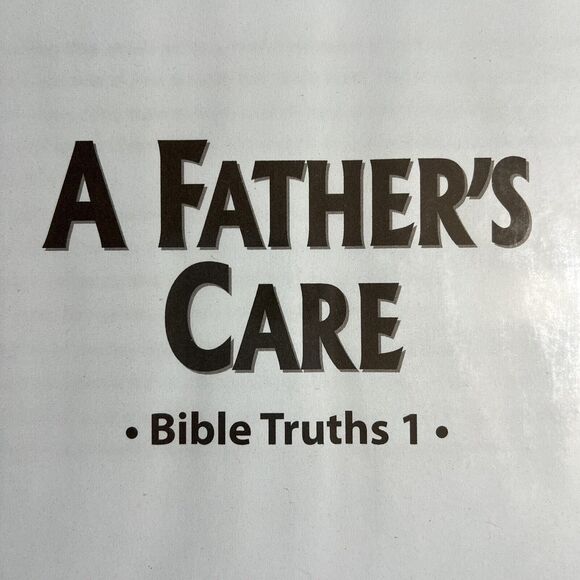 BJU Press Homeschool Curriculum A Fathers Care Bible Truths 1 Tests Answer Key - Picture 3 of 6